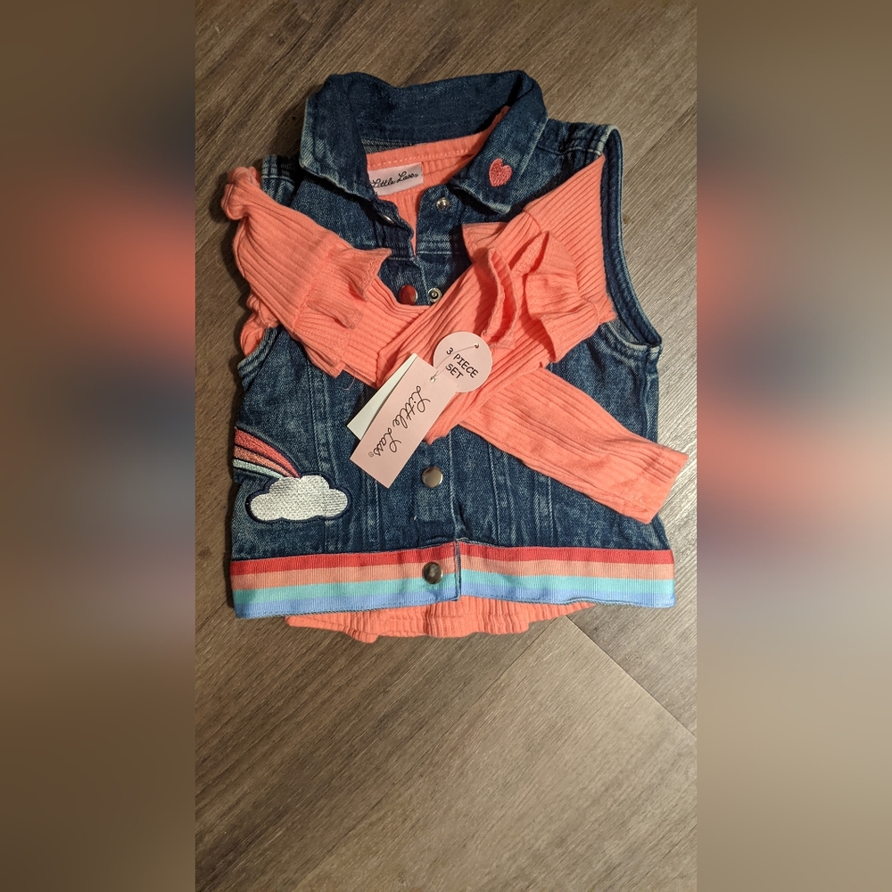 Girls 3 piece unicorn outfit